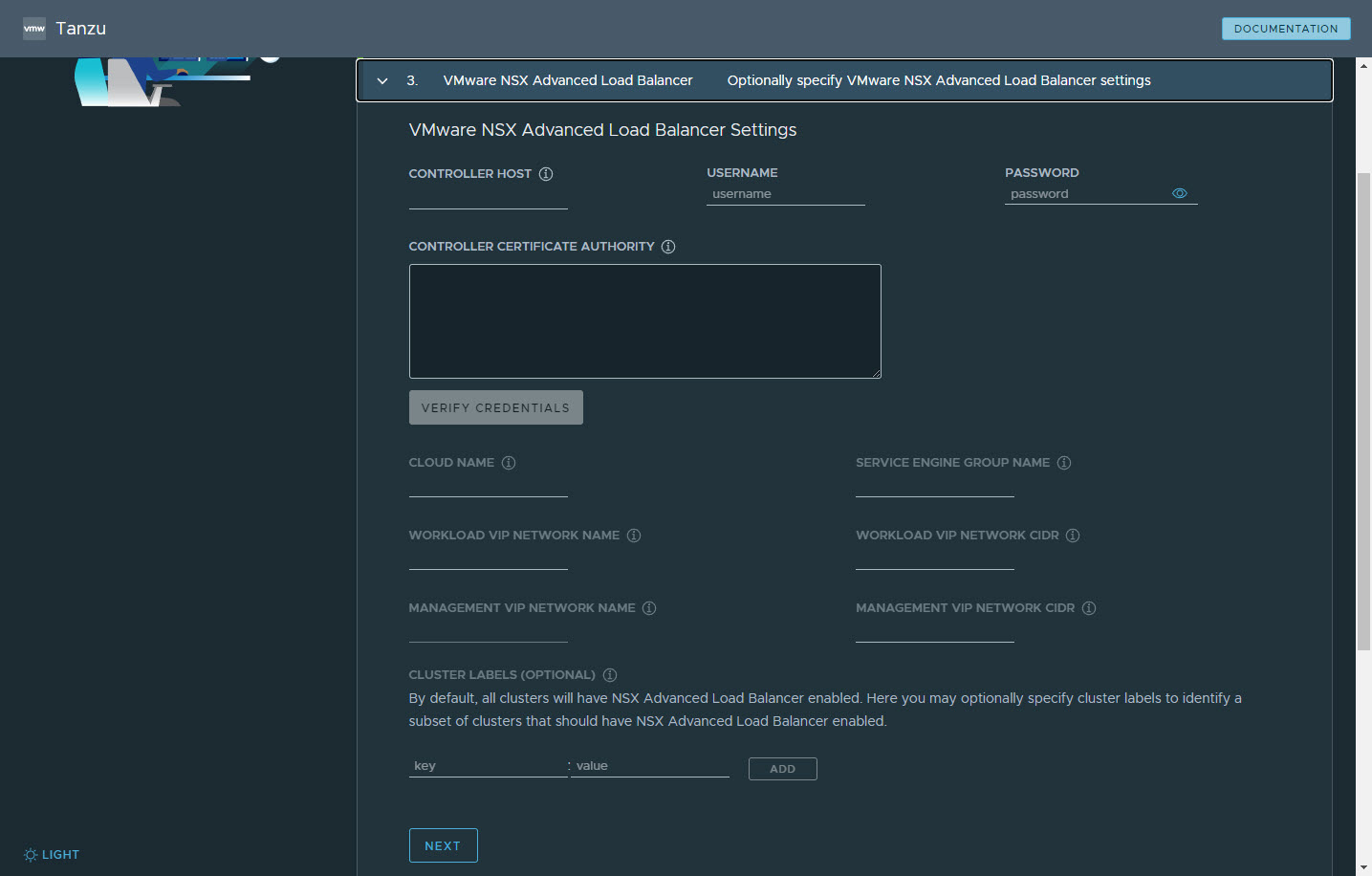 Click the Deploy button for VMware vSphere, Amazon EC2, or Microsoft Azure.